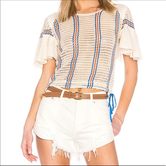 Free People Tops - Free People Babes Only Stripe Knit Top Size XS